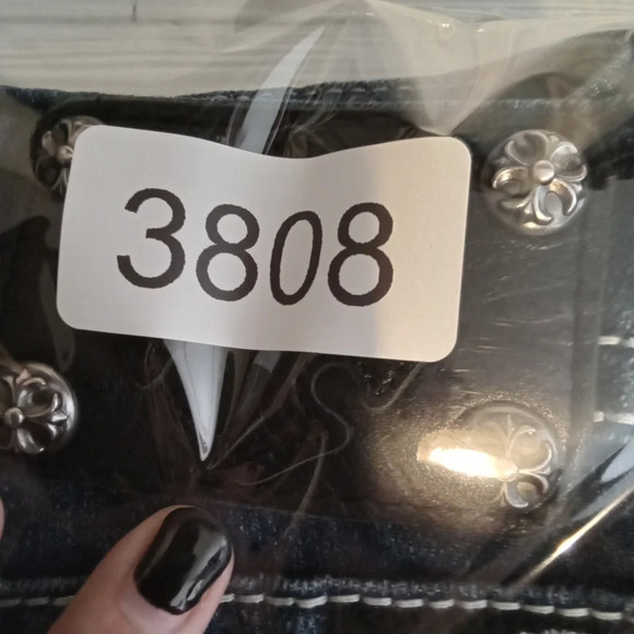 Miss Me Y2K Boot style rodeo cowgirl women's jeans sz 26 - Picture 9 of 9